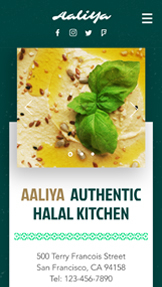 restaurants websites templates