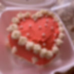 lunchbox heart cake