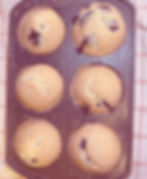 6 Jumbo blueberry muffins