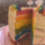 6 color layer cake