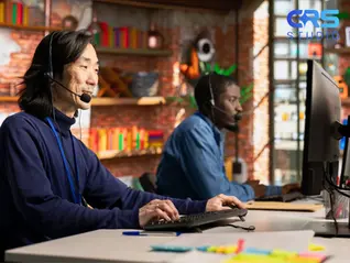 Customer service team handle CRM
