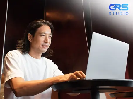 Businessman using Salesforce Agentforce AI