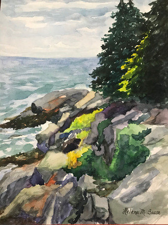 Rugged Maine Cliffs
