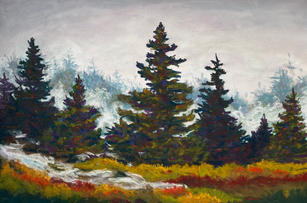 "Fog Lifting III" by Cynthia Morse