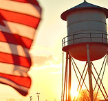 rural water tower with flag_edited_edite