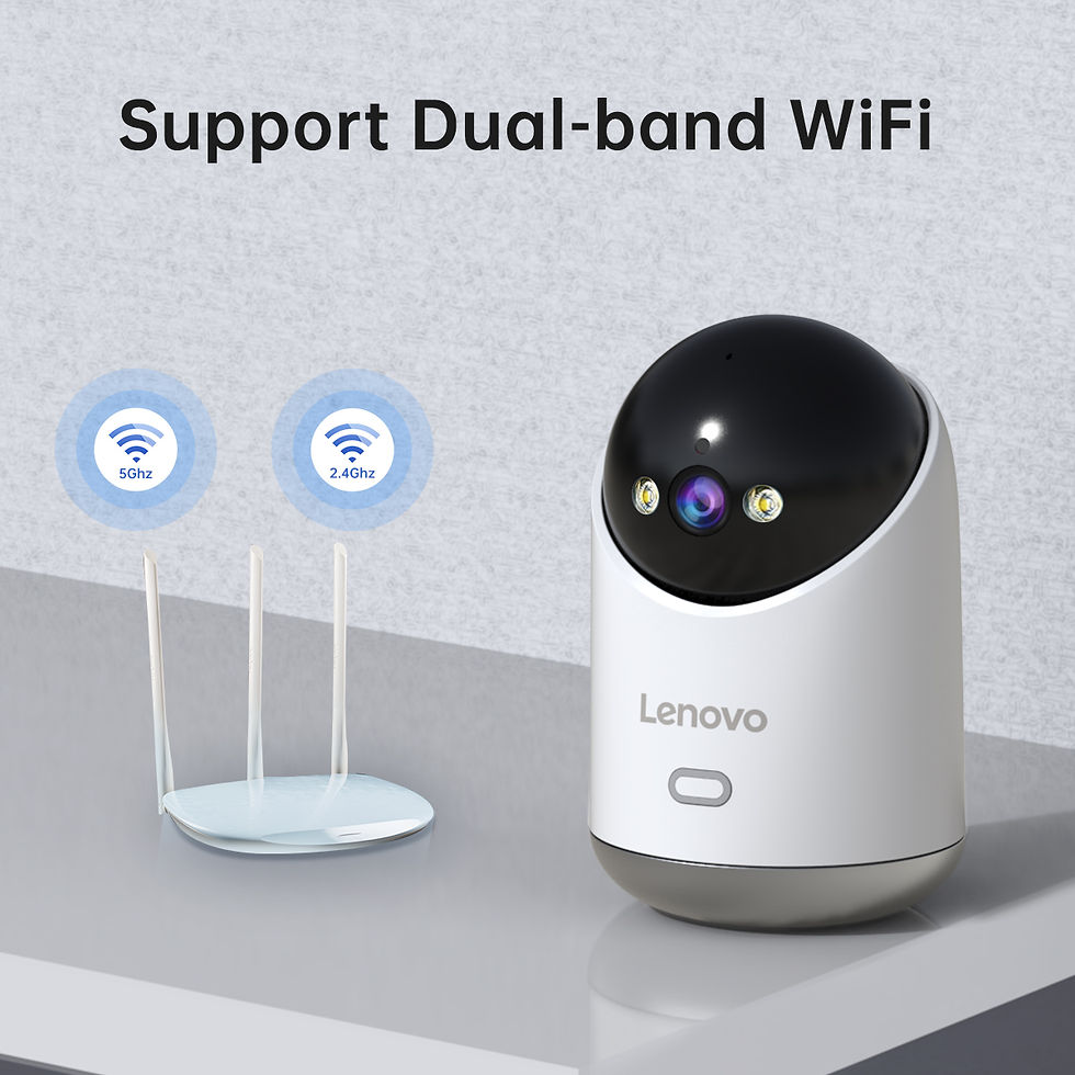 Miniatura: Lenovo 5MP WiFi Camera Smart Home Indoor IP Camera Full Color Night Auto Trackin
