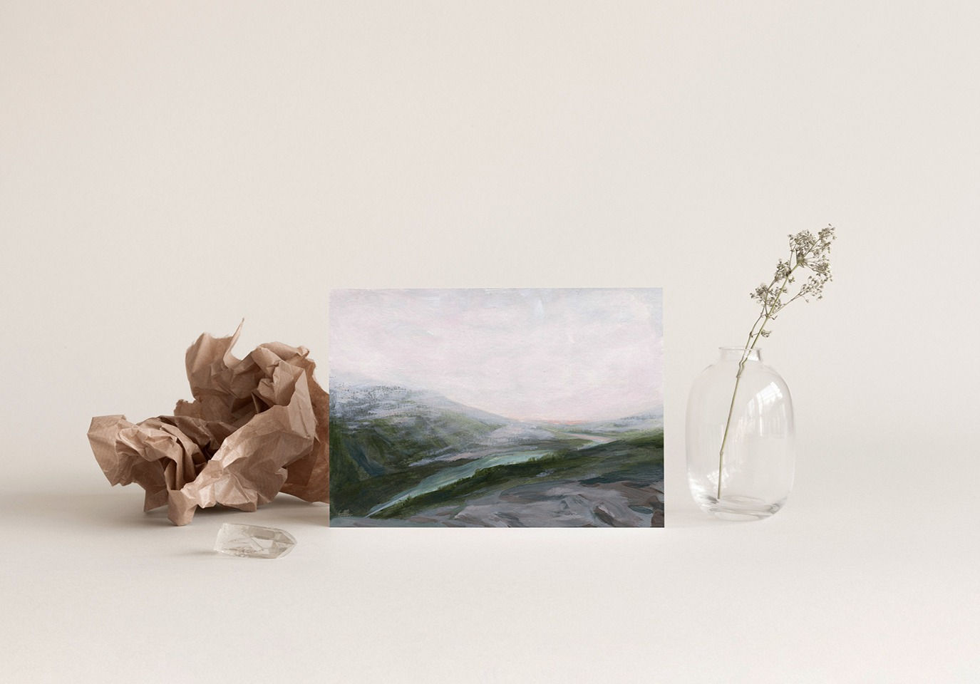 "From My Memories of Peyto Lake" Horizontal Landscape