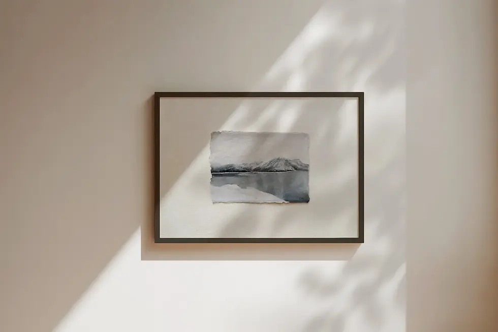 Thumbnail: "Snow-kissed Mountain" Original Landscape