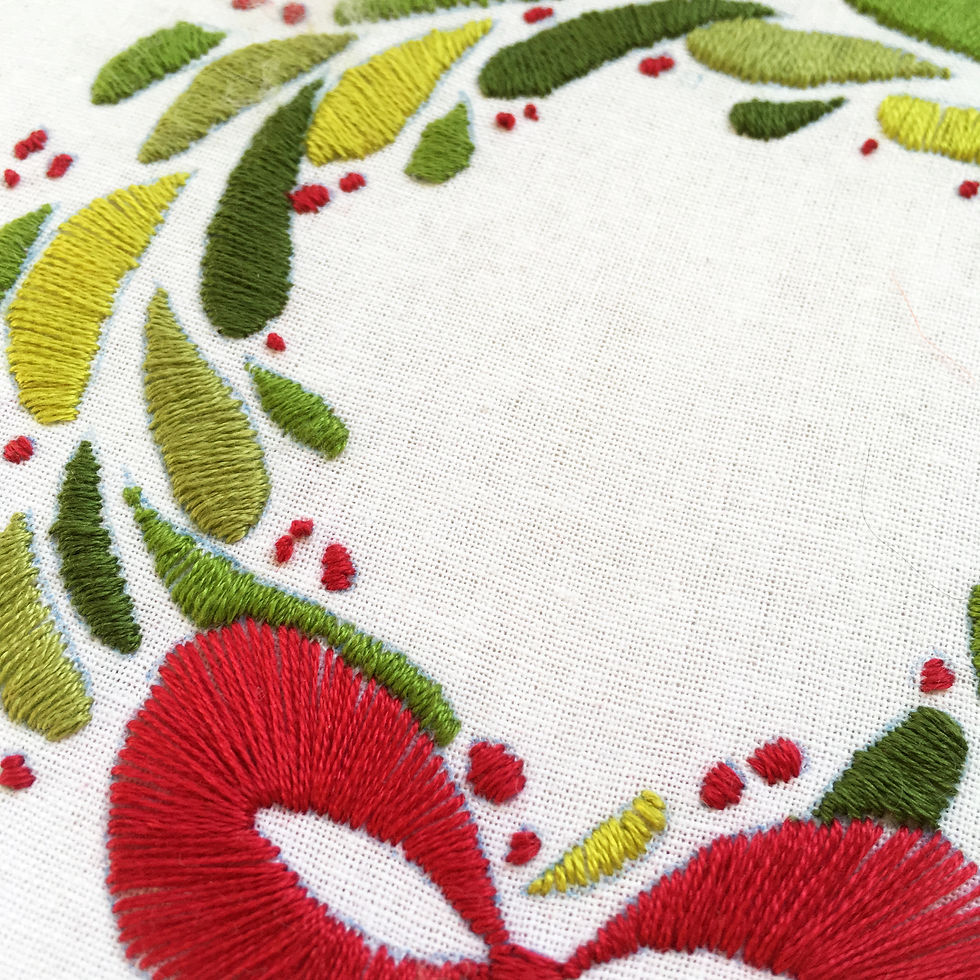Thumbnail: Christmas Embroidery Fabric