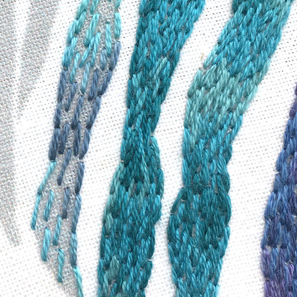 Thumbnail: Rainbow Zebra Embroidery Kit