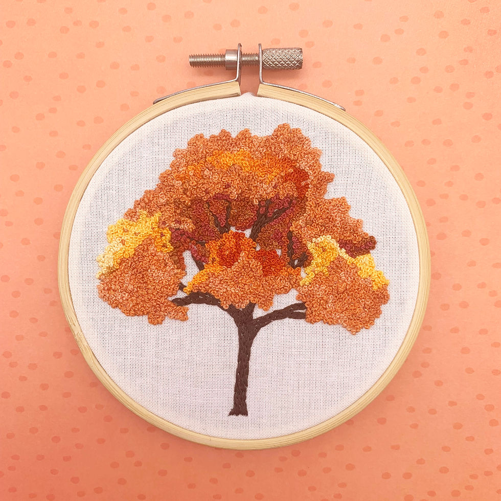 Thumbnail: Autumn Tree Embroidery Kit