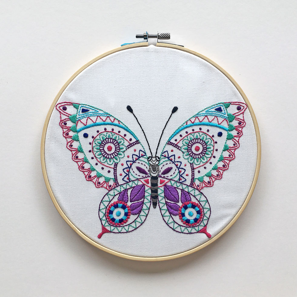 Thumbnail: Butterfly Embroidery PDF