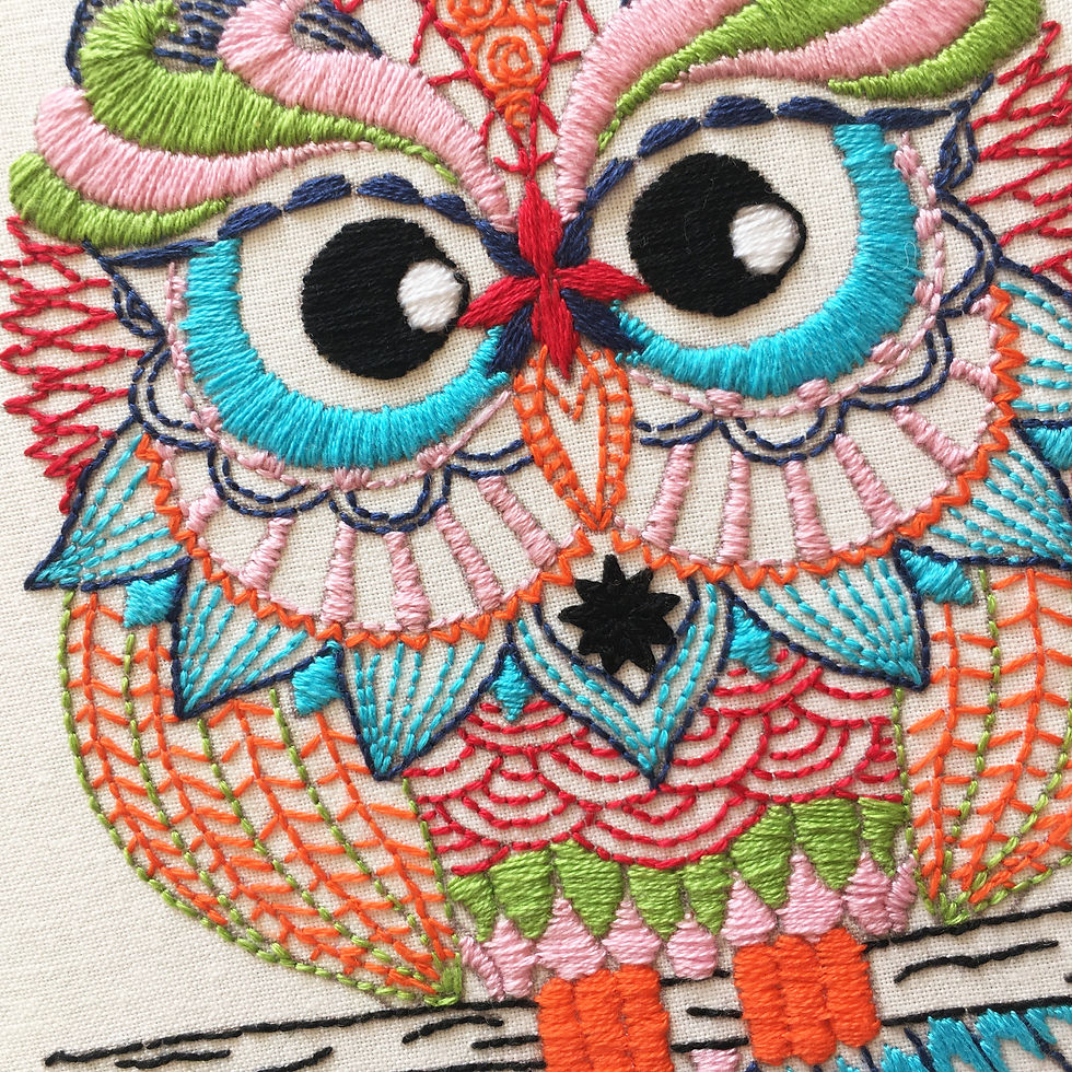 Thumbnail: Owl Embroidery Kit