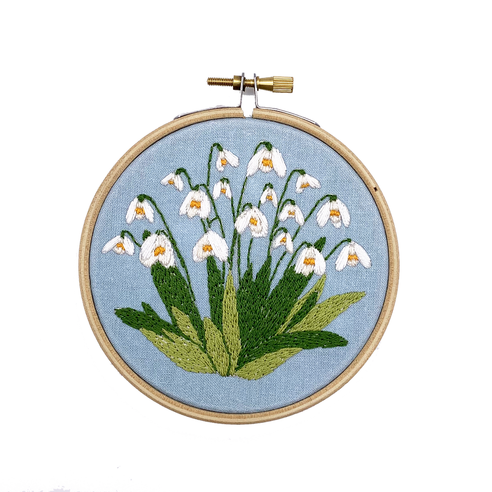 Thumbnail: Snowdrop Embroidery Kit