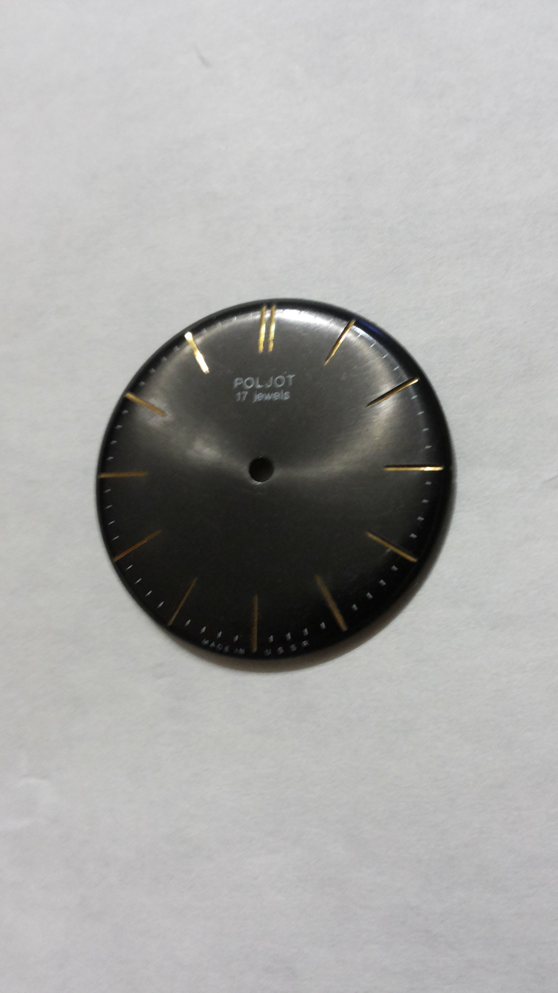 арт.565 циферблат полет диаметр 31.9 мм. б.у. сделано в ссср