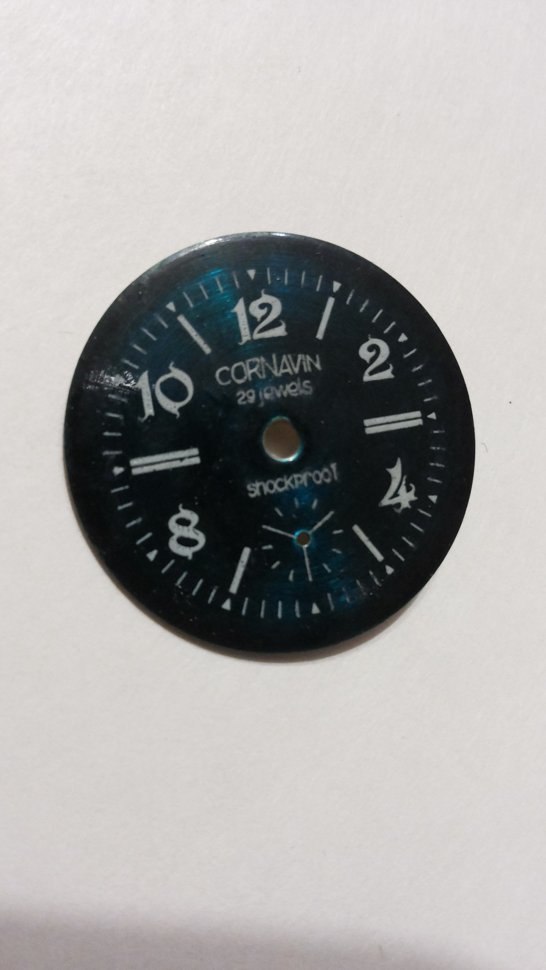 арт.496 циферблат corNavin к мех.победа диаметр 27.2 мм.новый