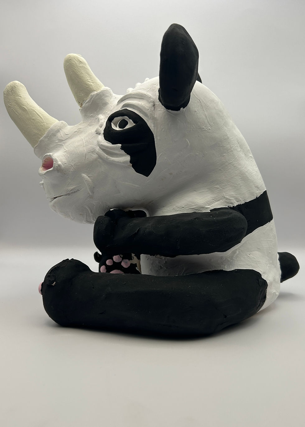 Thumbnail: Endangered Animal Combo Series: Black Rhino and Giant Panda