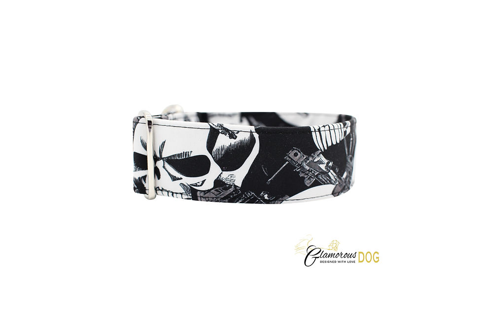 Miniatura: Softshellový obojek - lebky