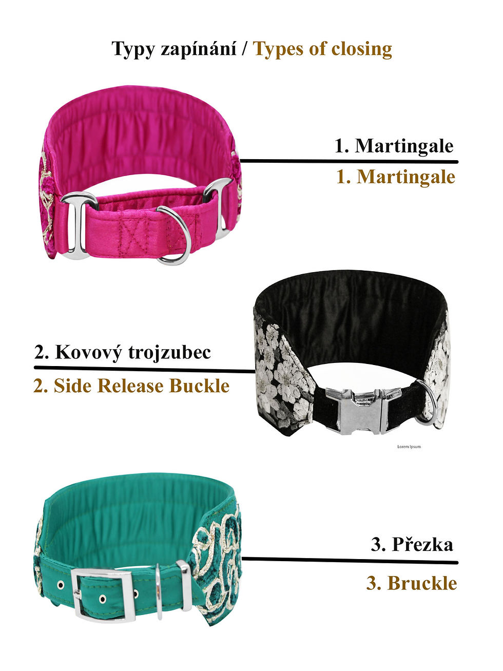 Miniatura: Obojek Vienna 2 se střapcem