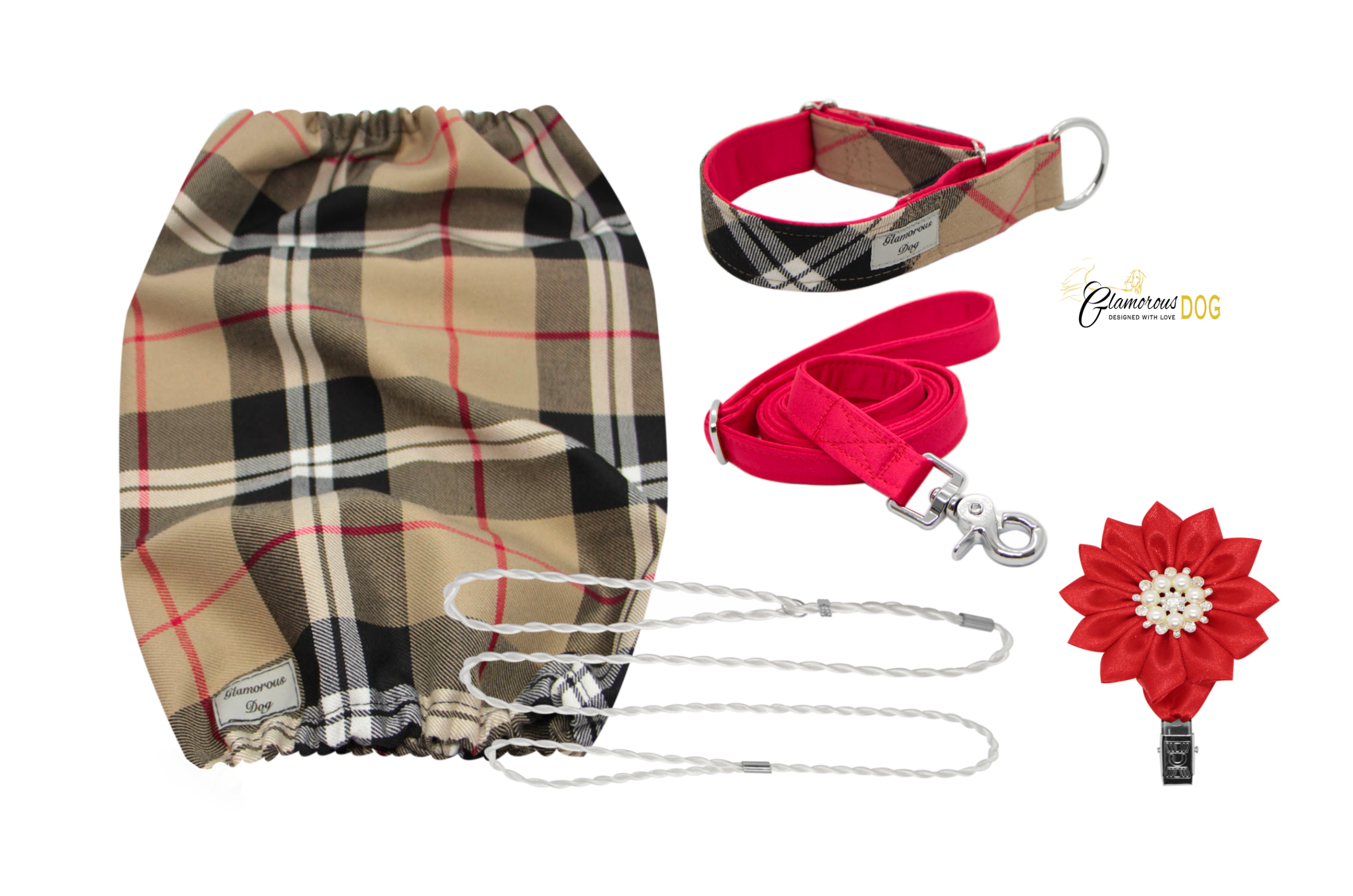 Set for puppy - cube with red