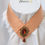 Thumbnail: Collar for finals - salmon with jewel