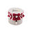 Miniatura: Držák čísla dark red & white