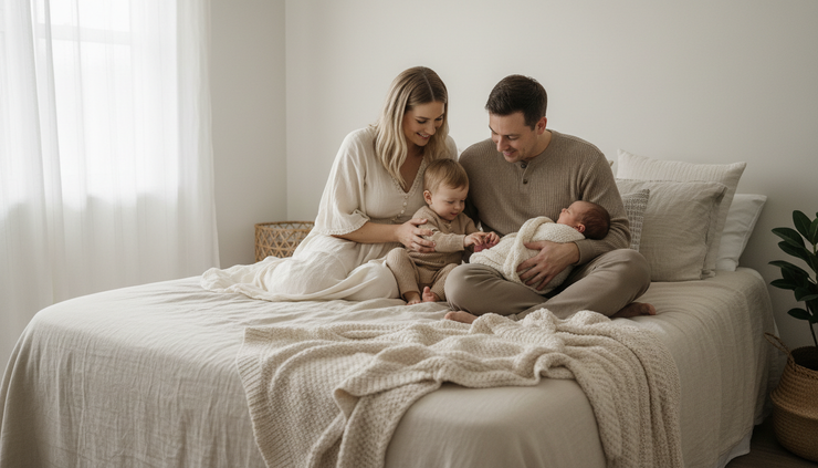 Orlando in home newborn session