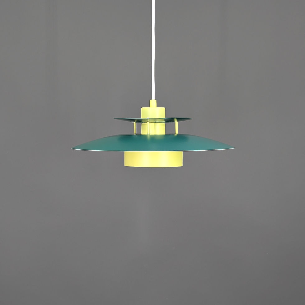 Groene Scandinavische retro hanglamp van Scandi LAB