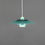 Thumbnail: Groene Deense design hanglamp - retro uitstraling