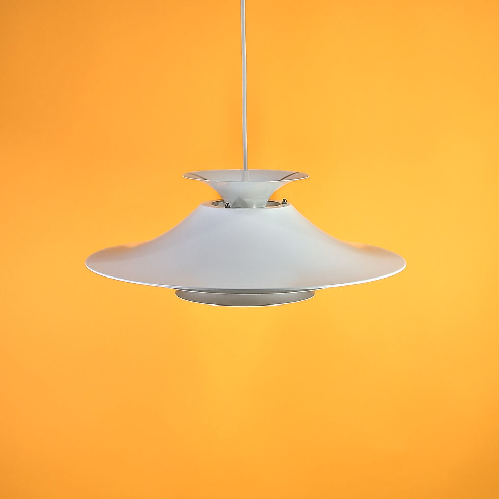 Thumbnail: Scandinavische hanglamp in wit - Frandsen Belysning - Lamp voor boven de eettafel