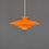 Thumbnail: Vintage retro hanglamp in oranje - Formlight