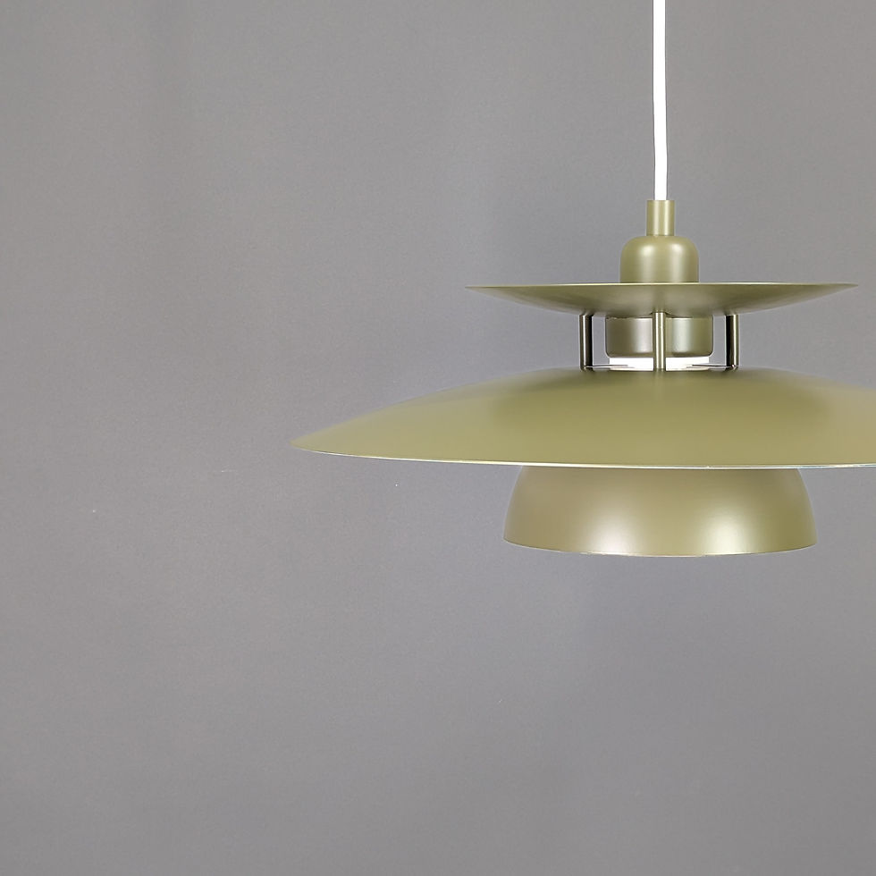 Thumbnail: Groene Deense retro hanglamp van Scandi LAB
