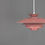 Thumbnail: Scandinavische hanglamp in antieke roze tinten