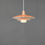 Thumbnail: Vintage retro hanglamp in oranje bruin tinten
