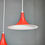 Thumbnail: Set van 3 Scandinavische Trompetlampen rood