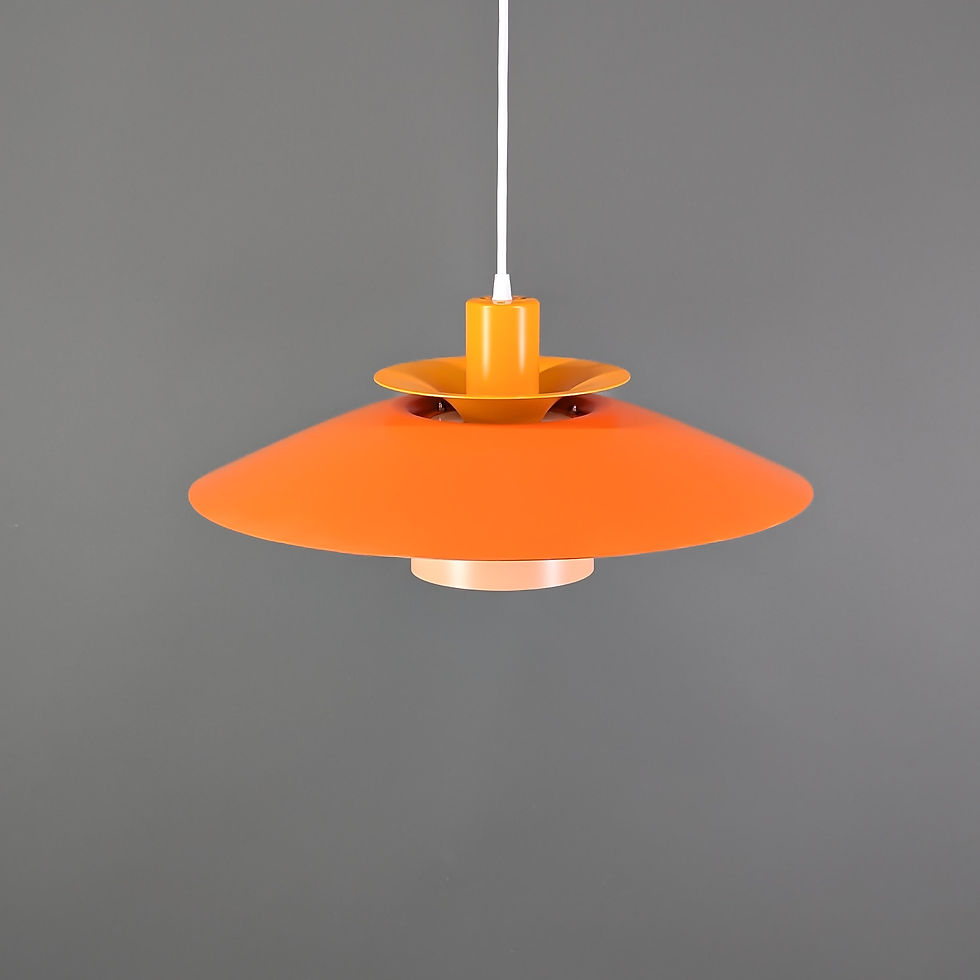 Thumbnail: Deense Hanglamp met Oranje Tinten