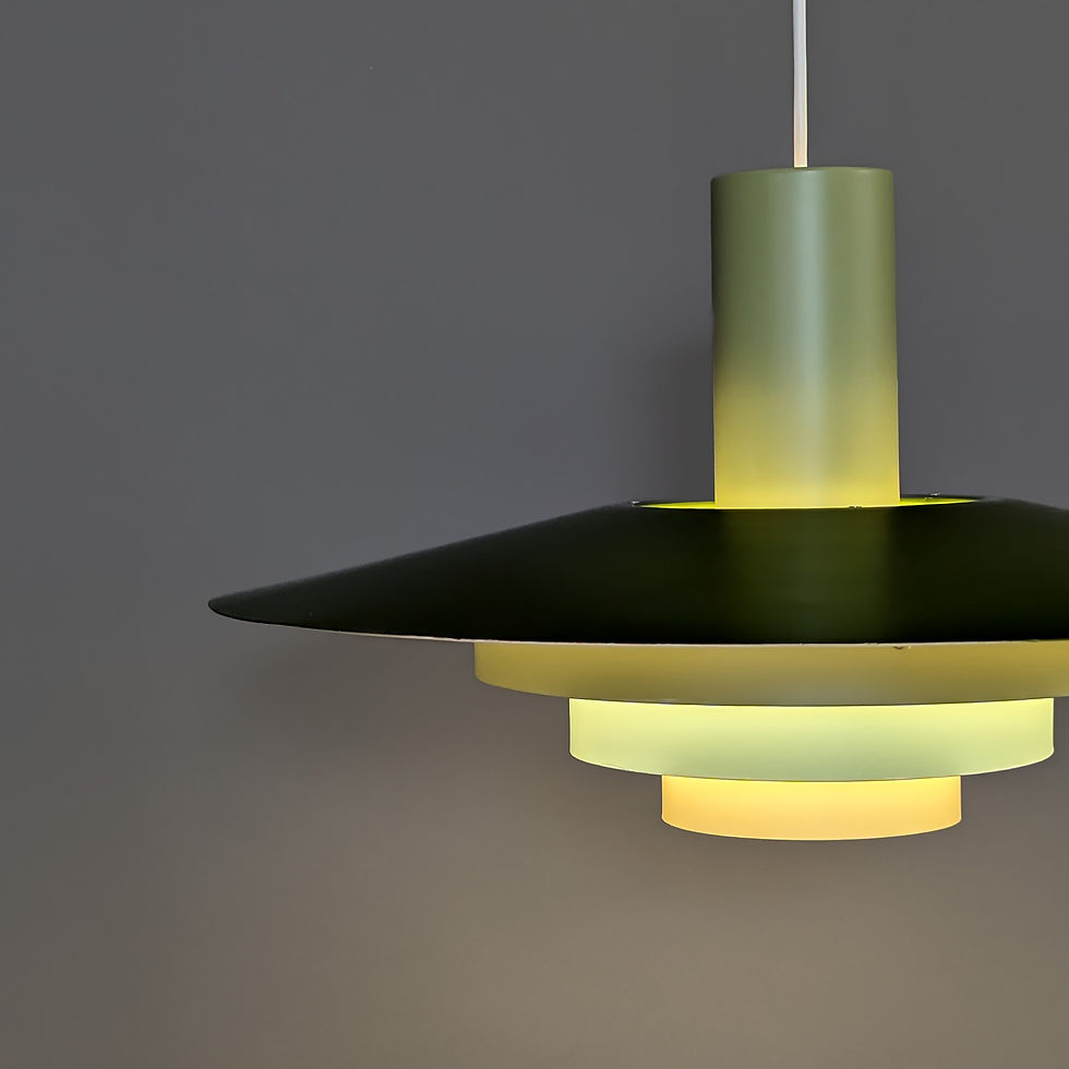 Thumbnail: Groene Deense design hanglamp - retro uitstraling - Falcon - Fog & Mørup