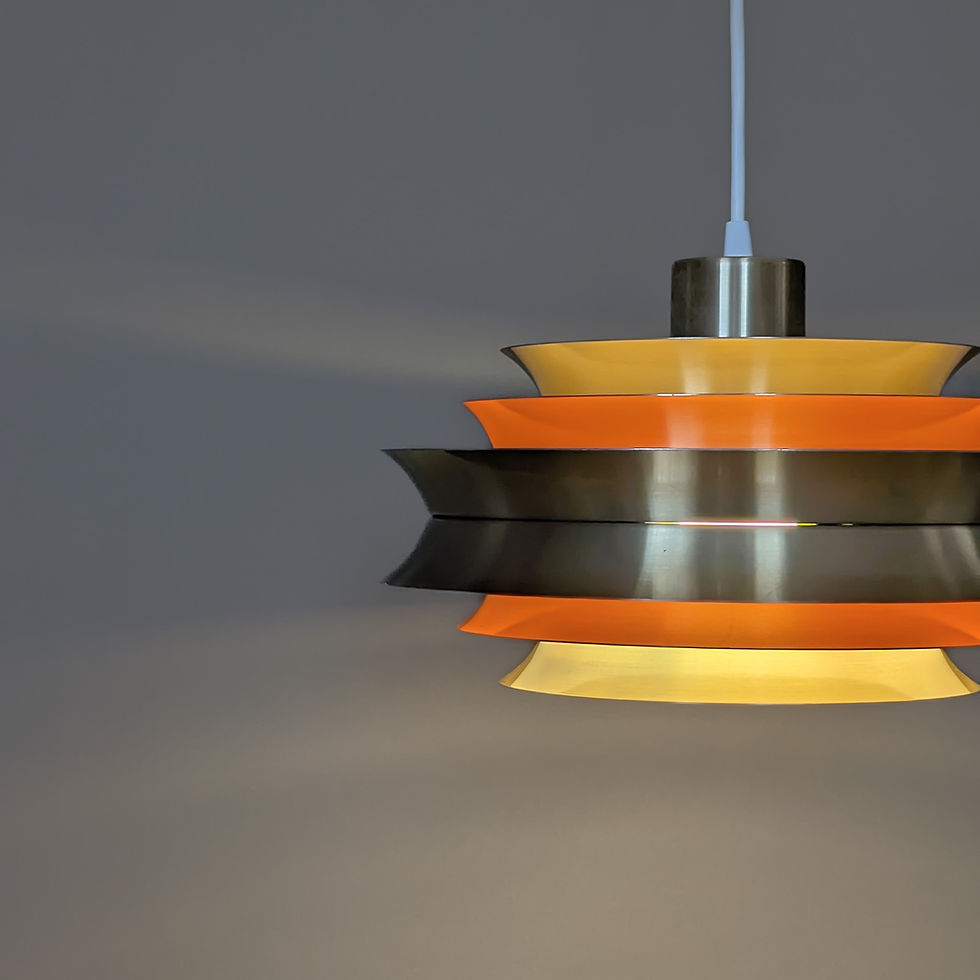 Thumbnail: Carl Thore Trava hanglamp – gouden Deens design hanglamp 40 cm