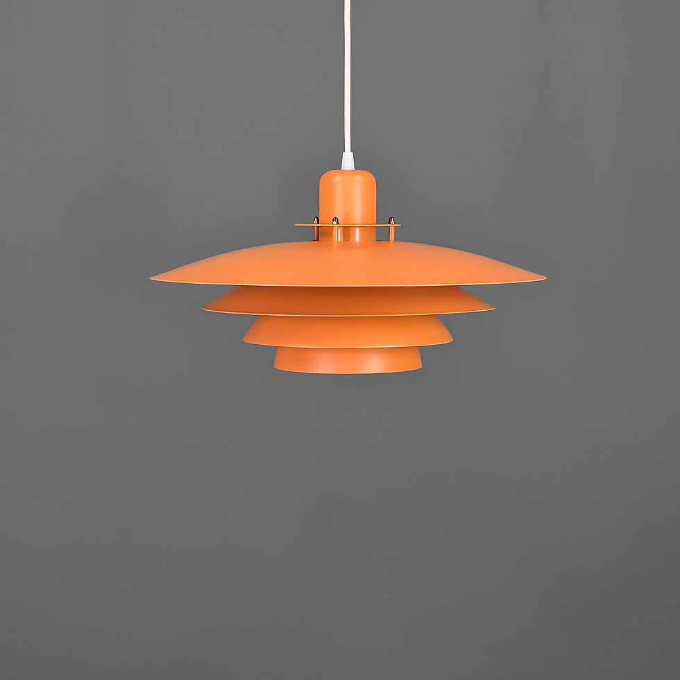 Horn type 788 Scandinavische vintage hanglamp