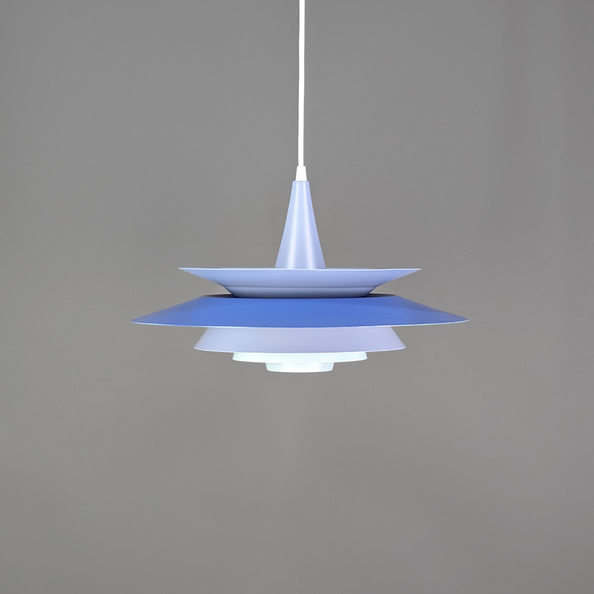 Meerlaagse Hanglamp in Diverse Blauwtinten