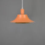 Deense Hanglamp met Oranje en Khaki Tinten