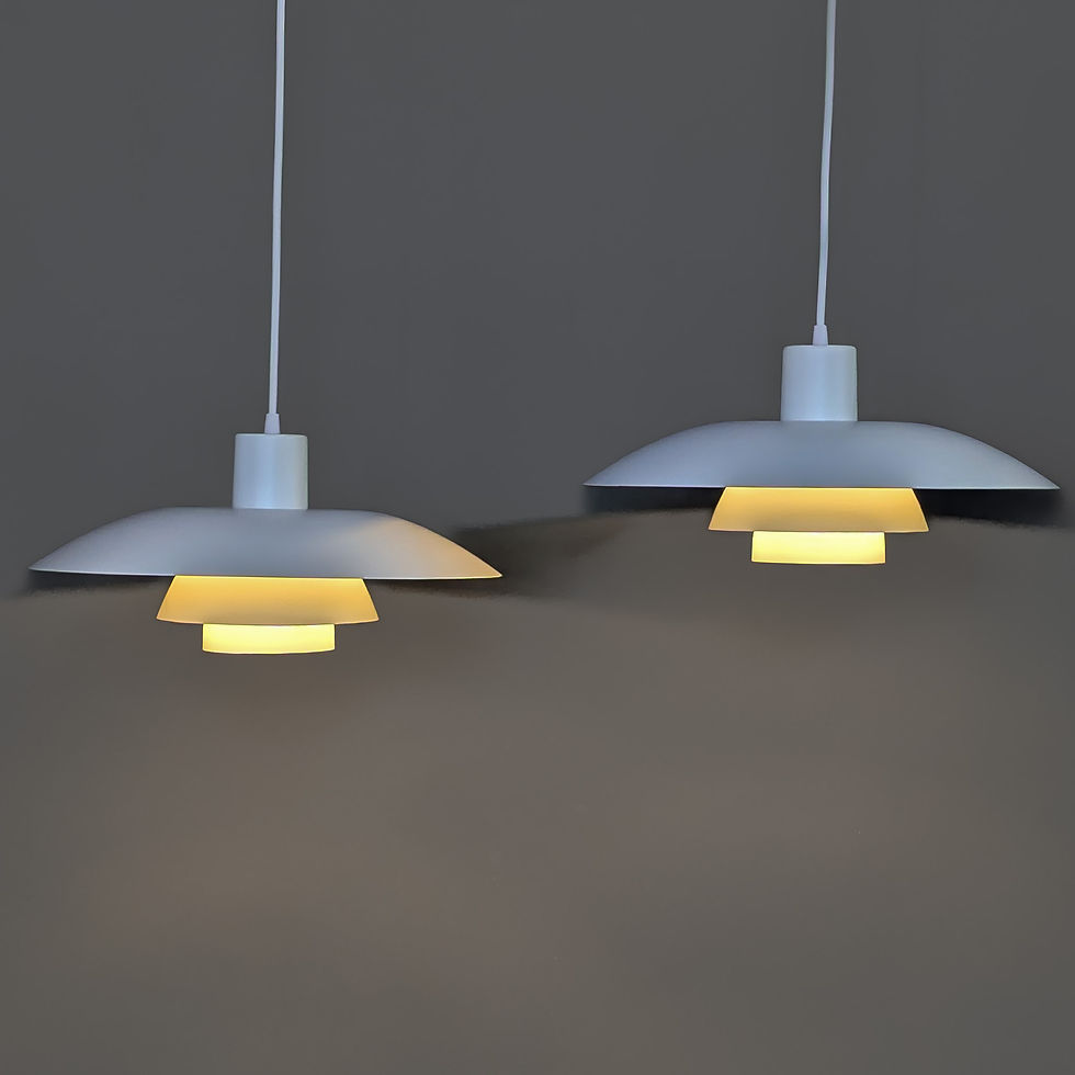 Thumbnail: Set van twee Louis Poulsen PH 4-3 lampen: iconisch Deens design