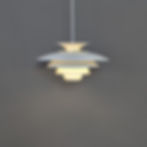 Jeka Metaltryk lamp in wit – vintage Scandinavische designlamp