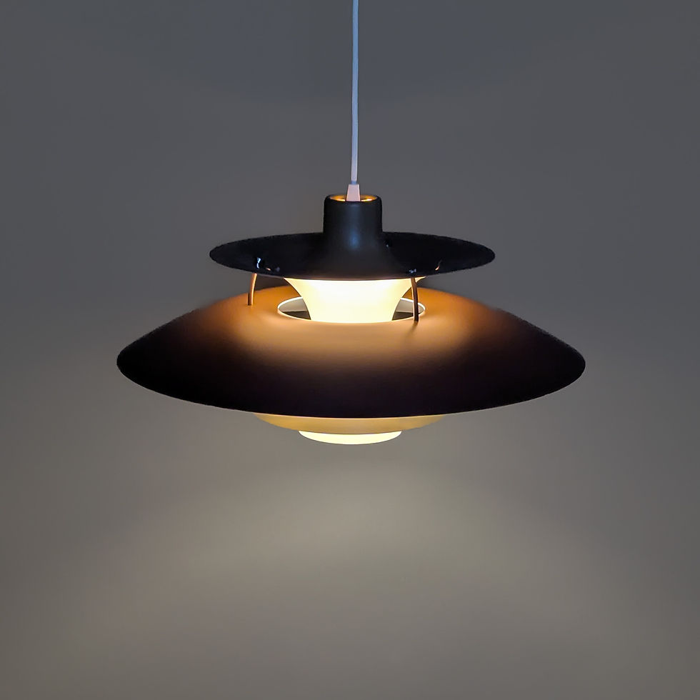 Thumbnail: PH 5 Louis Poulsen Lamp – Iconisch Deens Design - Bruin