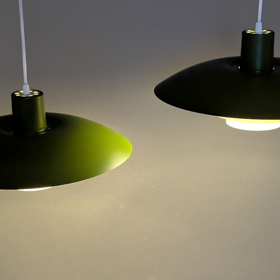Thumbnail: Set van twee Louis Poulsen Ph 43 lampen - Deens design