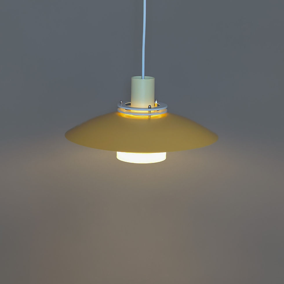 Thumbnail: Top Lamper LETO Scandinavische retro hanglamp in geel