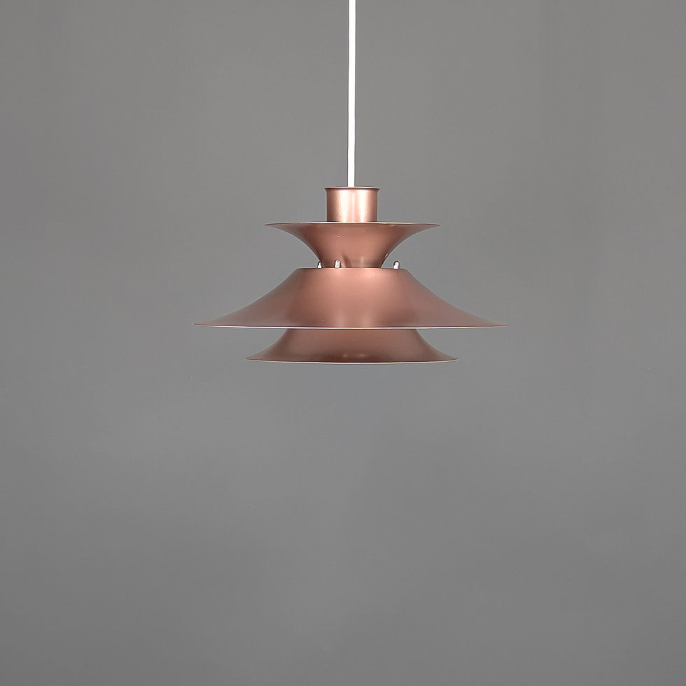 Scandinavische vintage hanglamp in champagne kleur – Ø32 cm