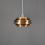 Thumbnail: Carl Thore Trava hanglamp – gouden Deens design hanglamp 40 cm
