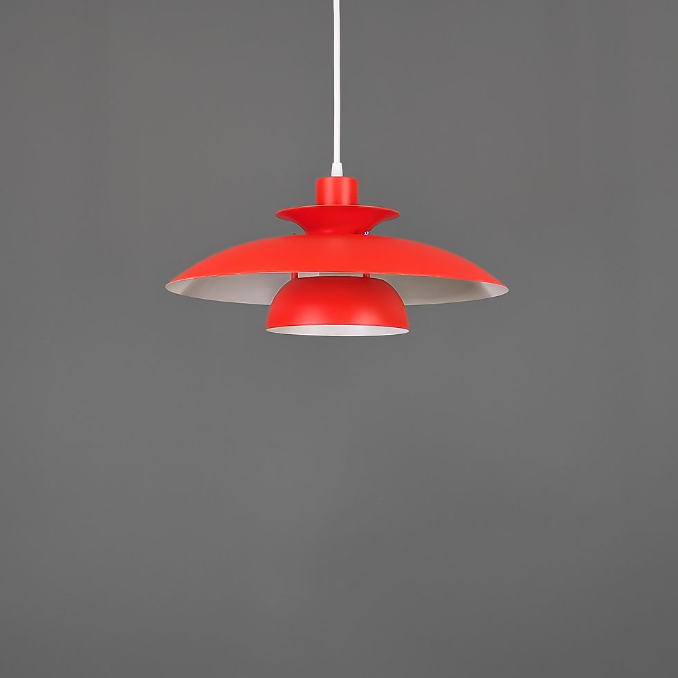 Thumbnail: Jeka Molly lamp in oranje: mid-century modern uit de jaren 80