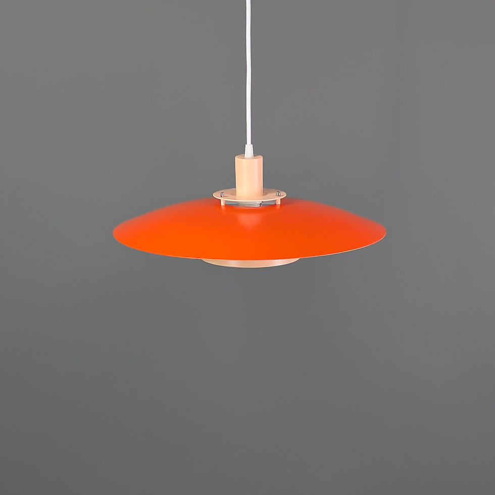 Thumbnail: Deense Hanglamp met Oranje Tinten
